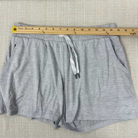 Pacific Trail Women's Pull On Cozy Shorts Elastic Waist Zipped Pocket Small - Picture 7 of 7